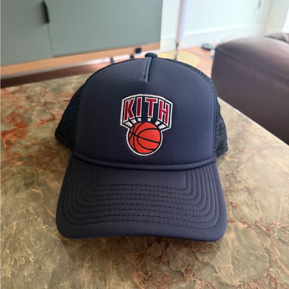 Kith Other - Kith Dark Blue Knicks Basketball Trucker Hat